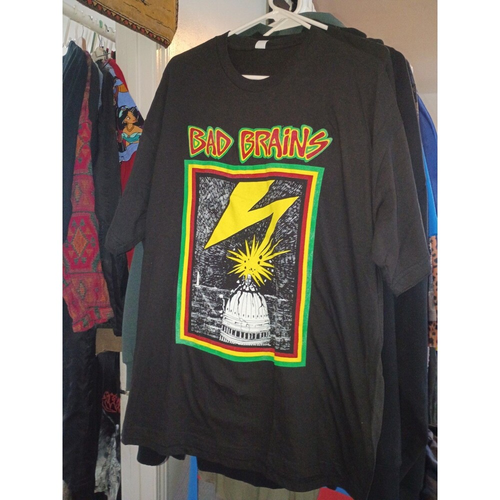 Bad brains rare art rock punk graphic tee size xs extra small